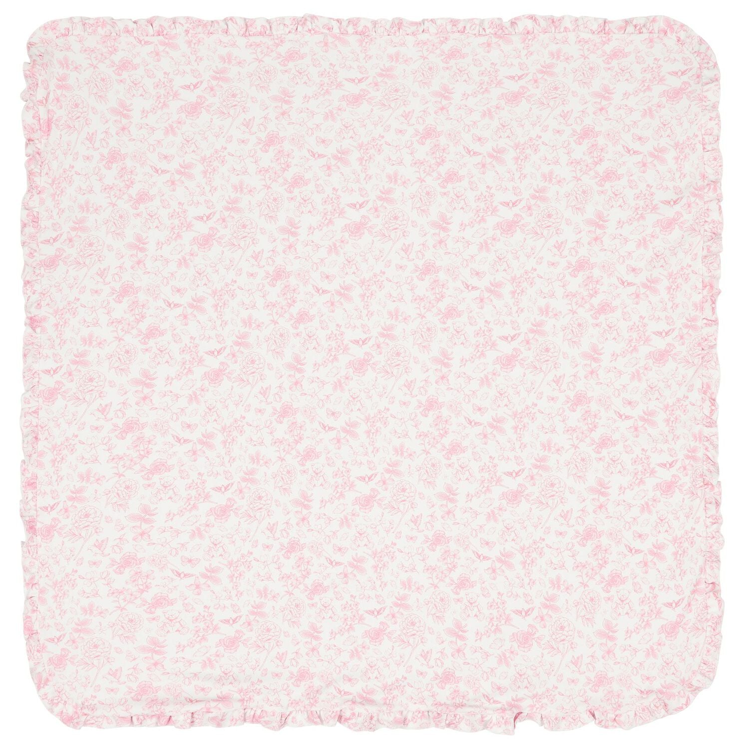 Baby Girls White & Pink Floral Babygrow Gift Set, 1, hi-res