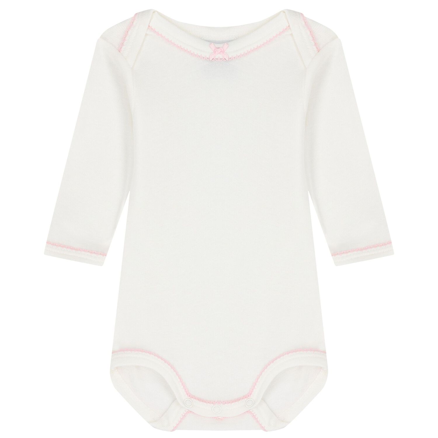 Baby Girls Pink & Ivory Floral Babygrow Gift Set, 1, hi-res