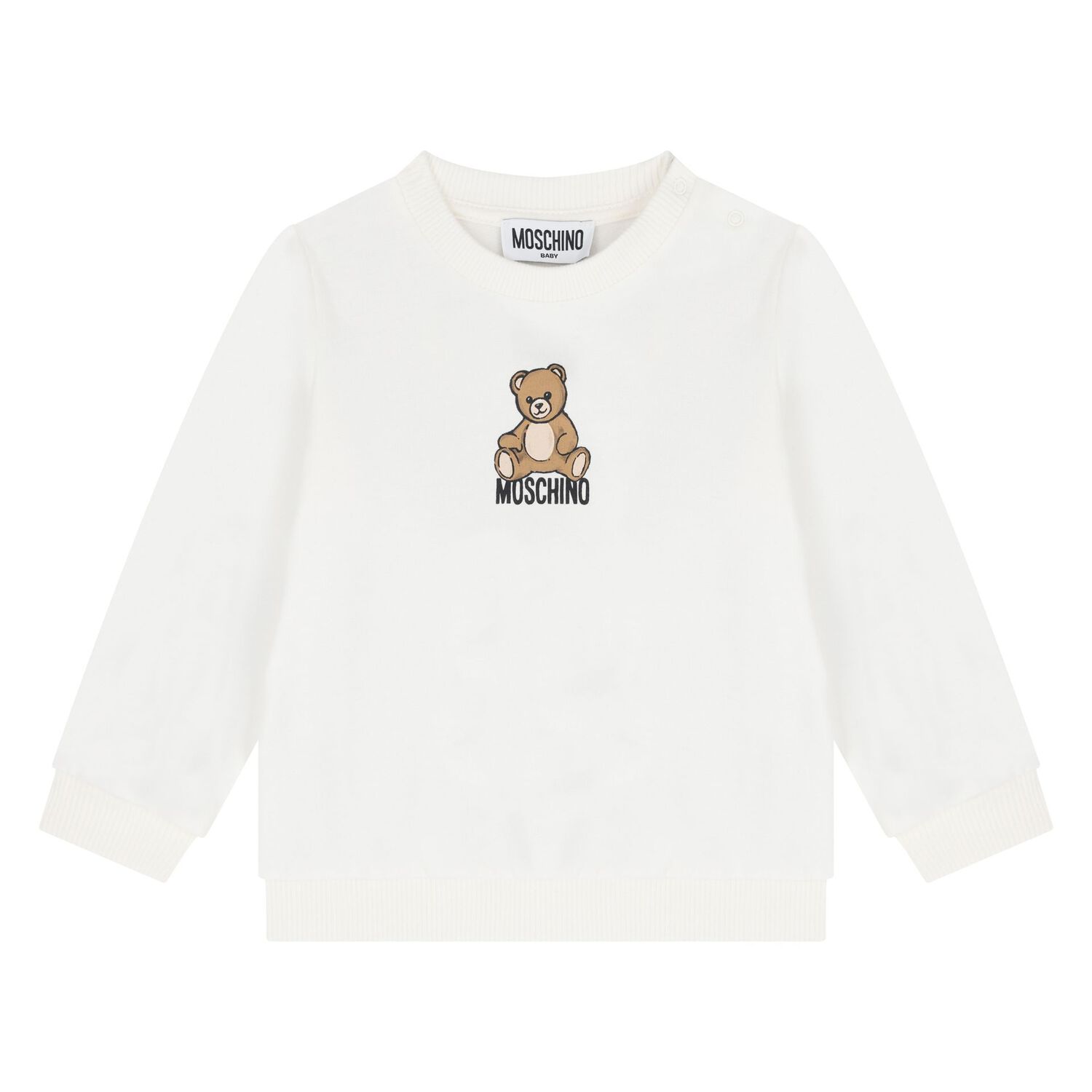 Younger White Teddy Bear Logo Tracksuit, 1, hi-res image number null