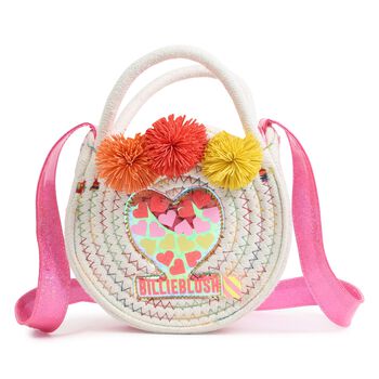 Girls Ivory Logo Handbag