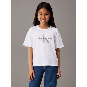 Girls White Logo T-Shirt