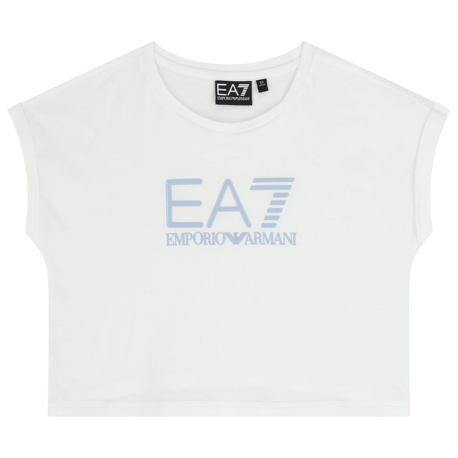 Girls White & Black Logo Shorts Set, 3, hi-res