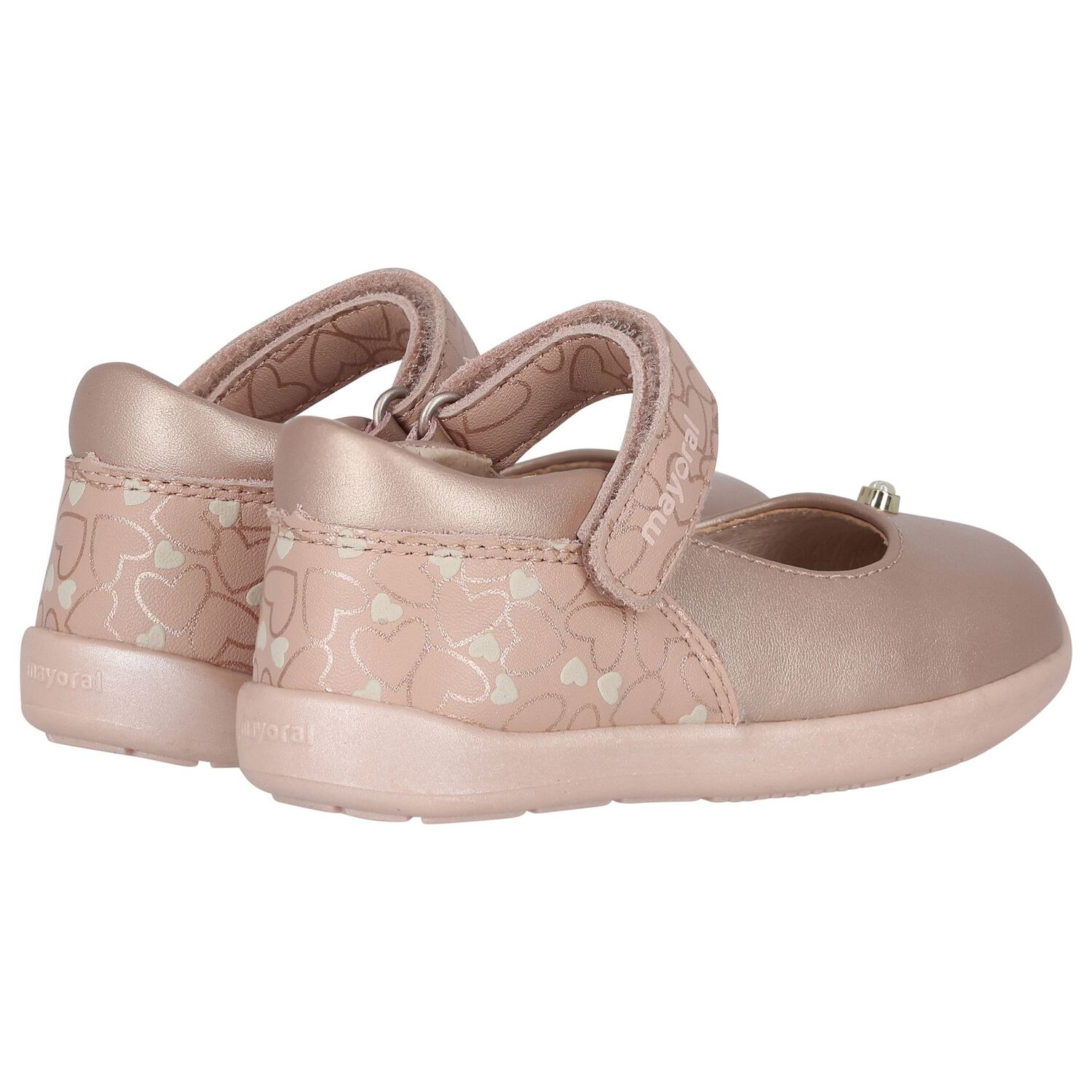 Younger Girls Rose-Gold Shoes, 1, hi-res image number null