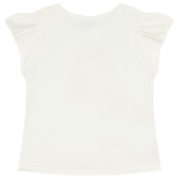 Girls Ivory Mermaid T-Shirt