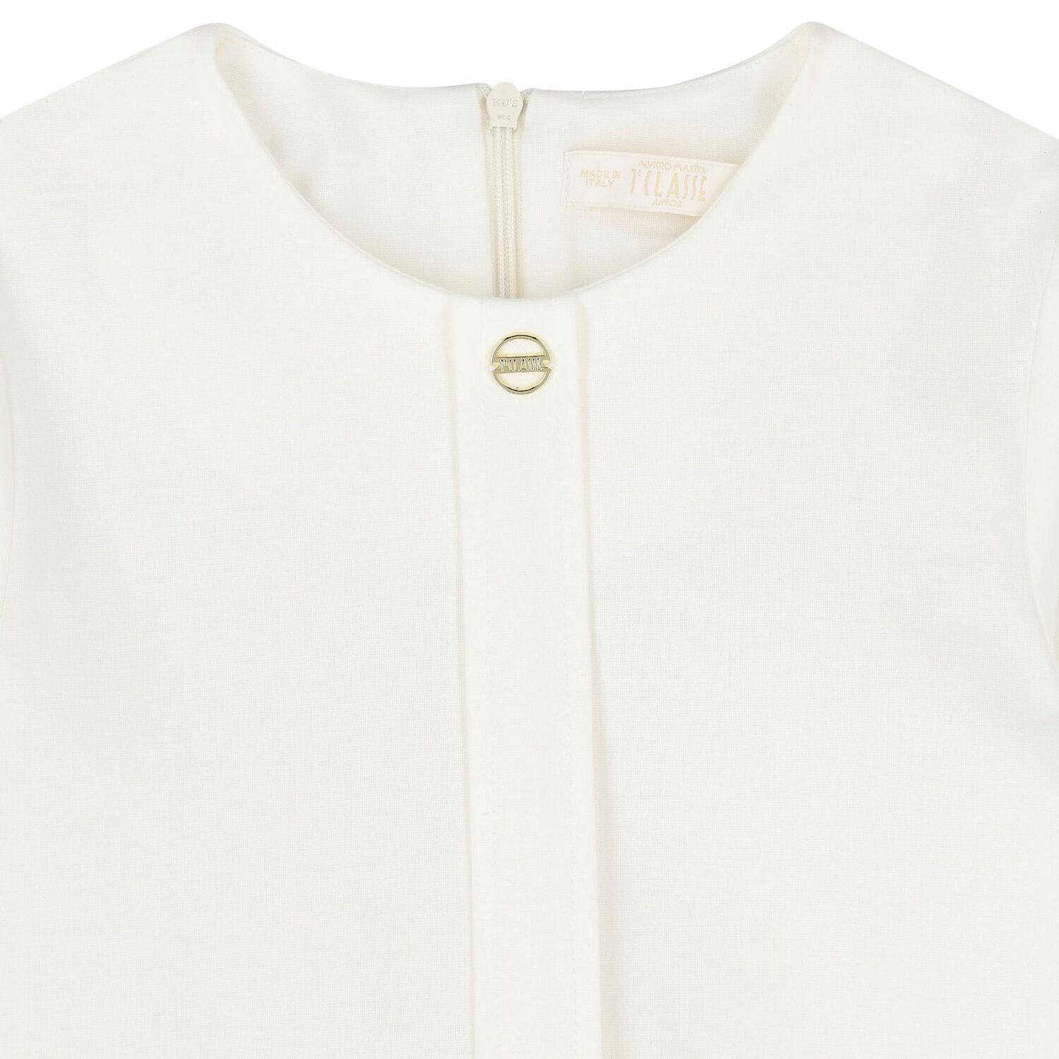 Girls Ivory Geo Map Bow Dress, 1, hi-res