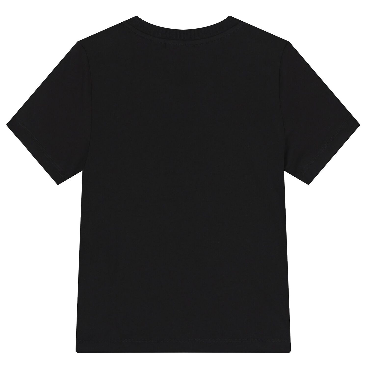 Boys Black Logo T-Shirt, 5, hi-res