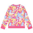 Girls Multi-Coloured Logo Sweatshirt, 2, hi-res