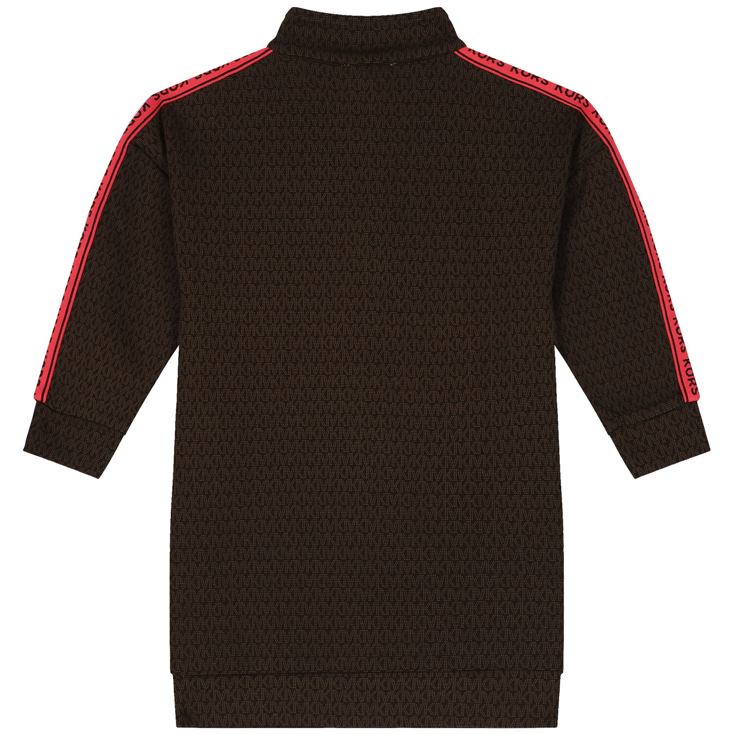 Girls Brown Logo Sweatshirt Dress, 1, hi-res image number null