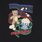 Black Teddy Bear Logo T-Shirt, 1, hi-res
