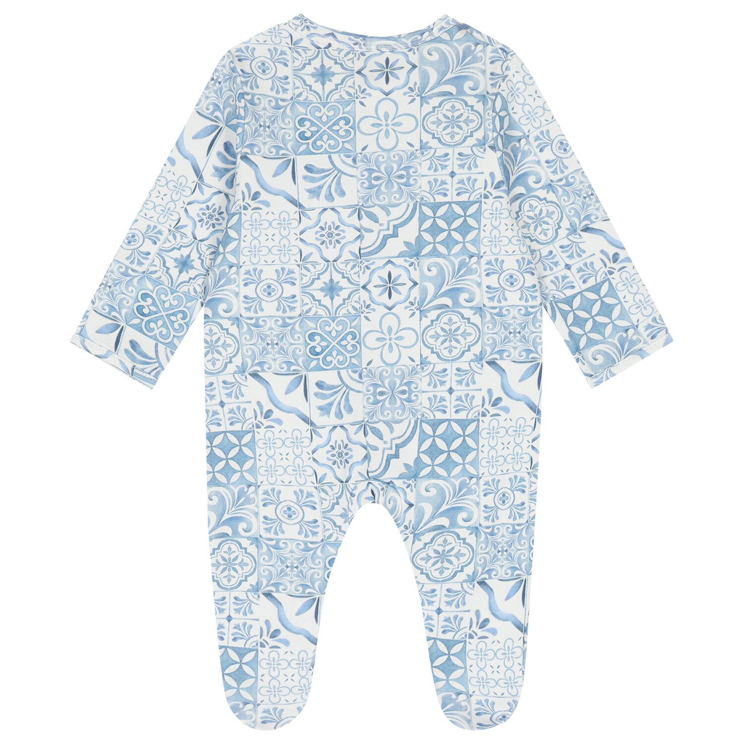 Baby Boys Blue & White Babygrow Gift Set, 1, hi-res