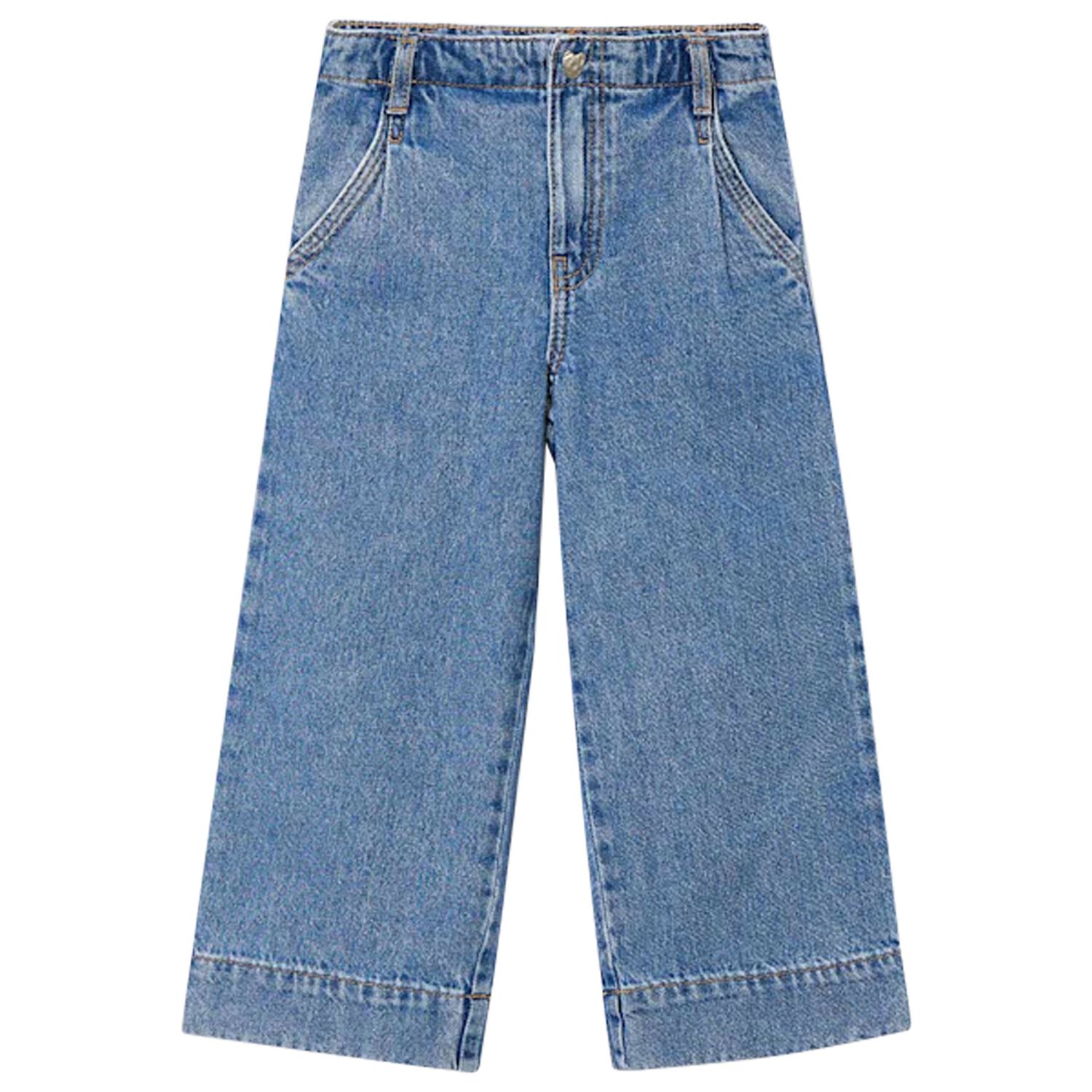 Girls Blue Denim Jeans, 1, hi-res image number null