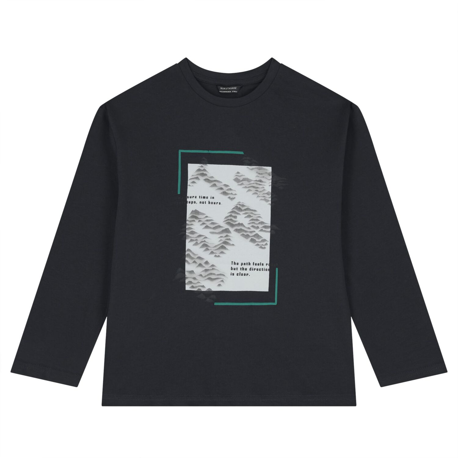Boys Grey Long Sleeve Top ( 2-Pack ), 2, hi-res