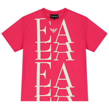 Girls Pink Logo T-Shirt