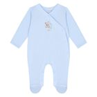Baby Boys Blue & White Babygrow Gift Set (3 Piece), 4, hi-res