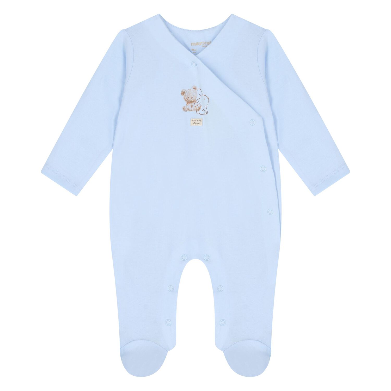 Baby Boys Blue & White Babygrow Gift Set (3 Piece), 4, hi-res image number null