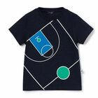 Boys Navy Blue Top, 1, hi-res