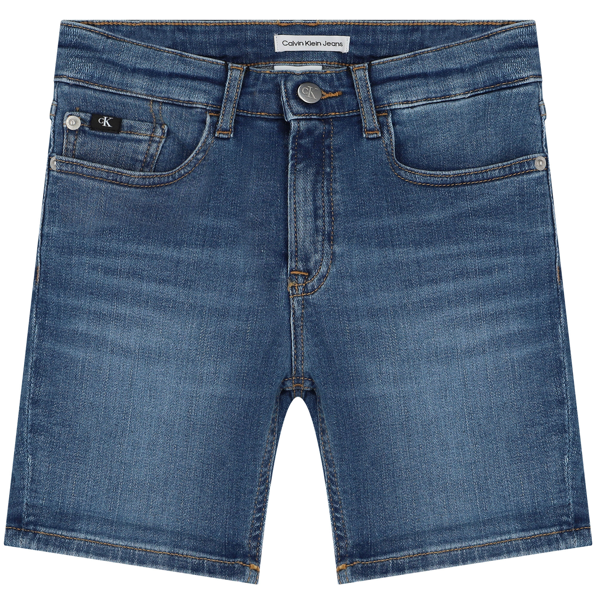 Calvin Klein Boys Blue Denim Shorts Junior Couture USA