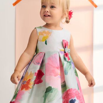 Younger Girls Multi-Coloured Floral Dress