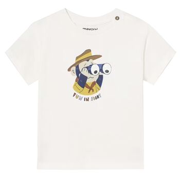 Younger Boys Ivory T-Shirt