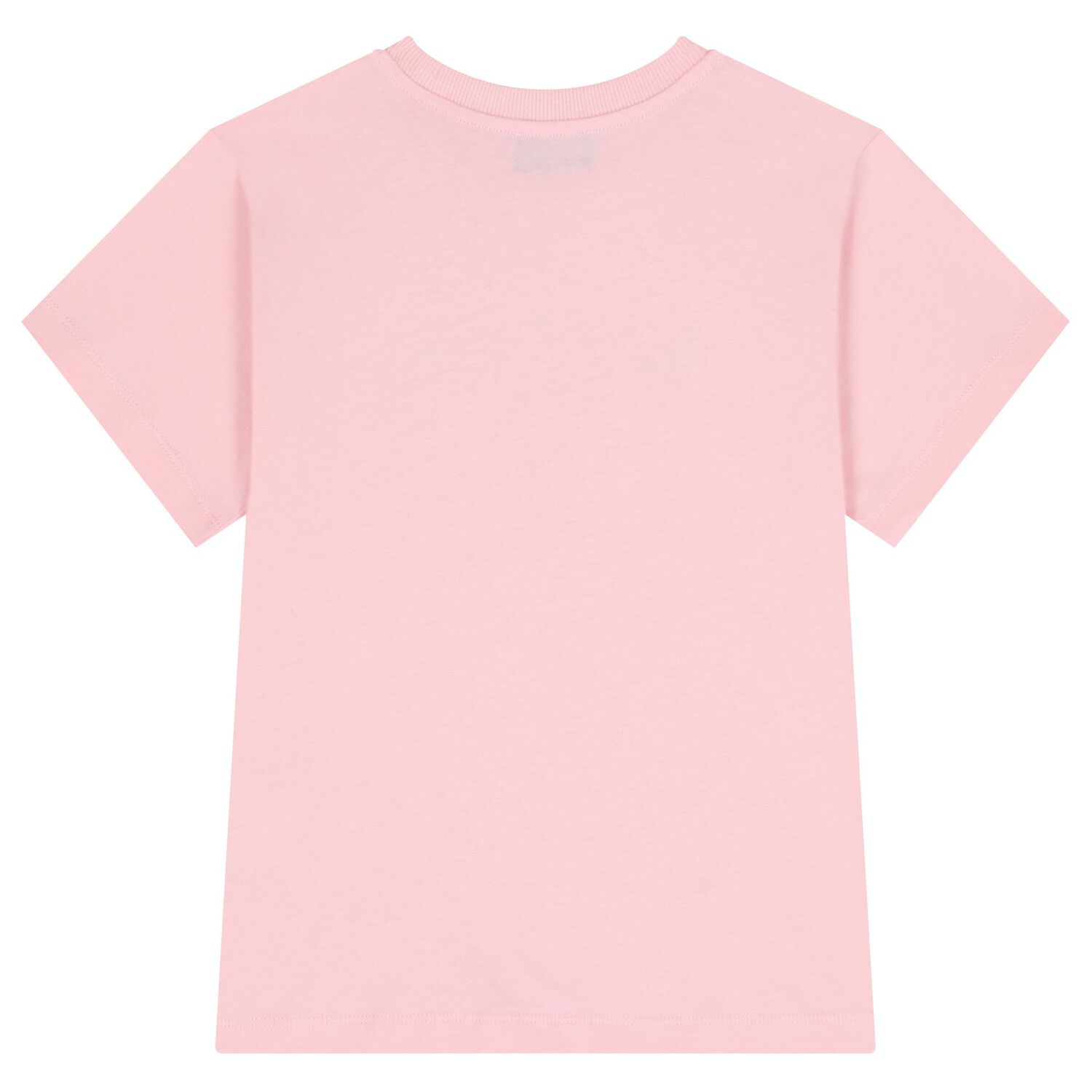 Girls Pink Teddy Bear Logo T-Shirt, 4, hi-res