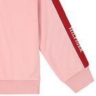 Girls Pink Logo Zip Up Top, 1, hi-res
