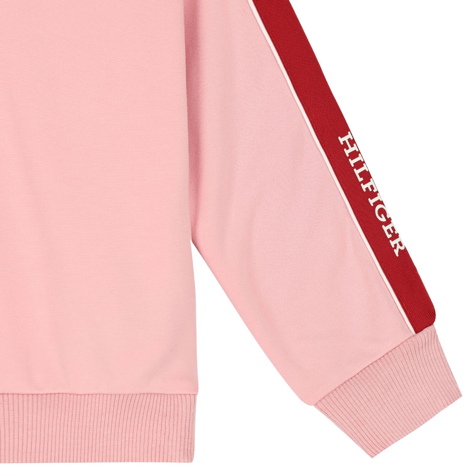 Girls Pink Logo Zip Up Top, 1, hi-res image number null