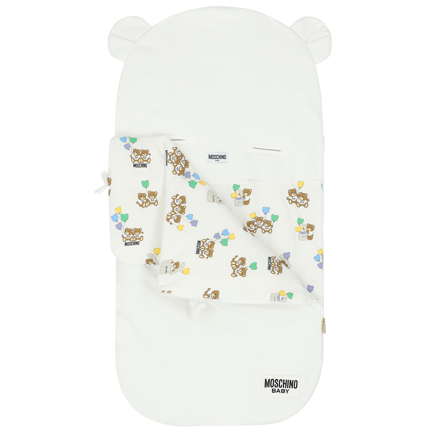 Ivory Teddy Bear Logo Baby Nest, 3, hi-res image number null