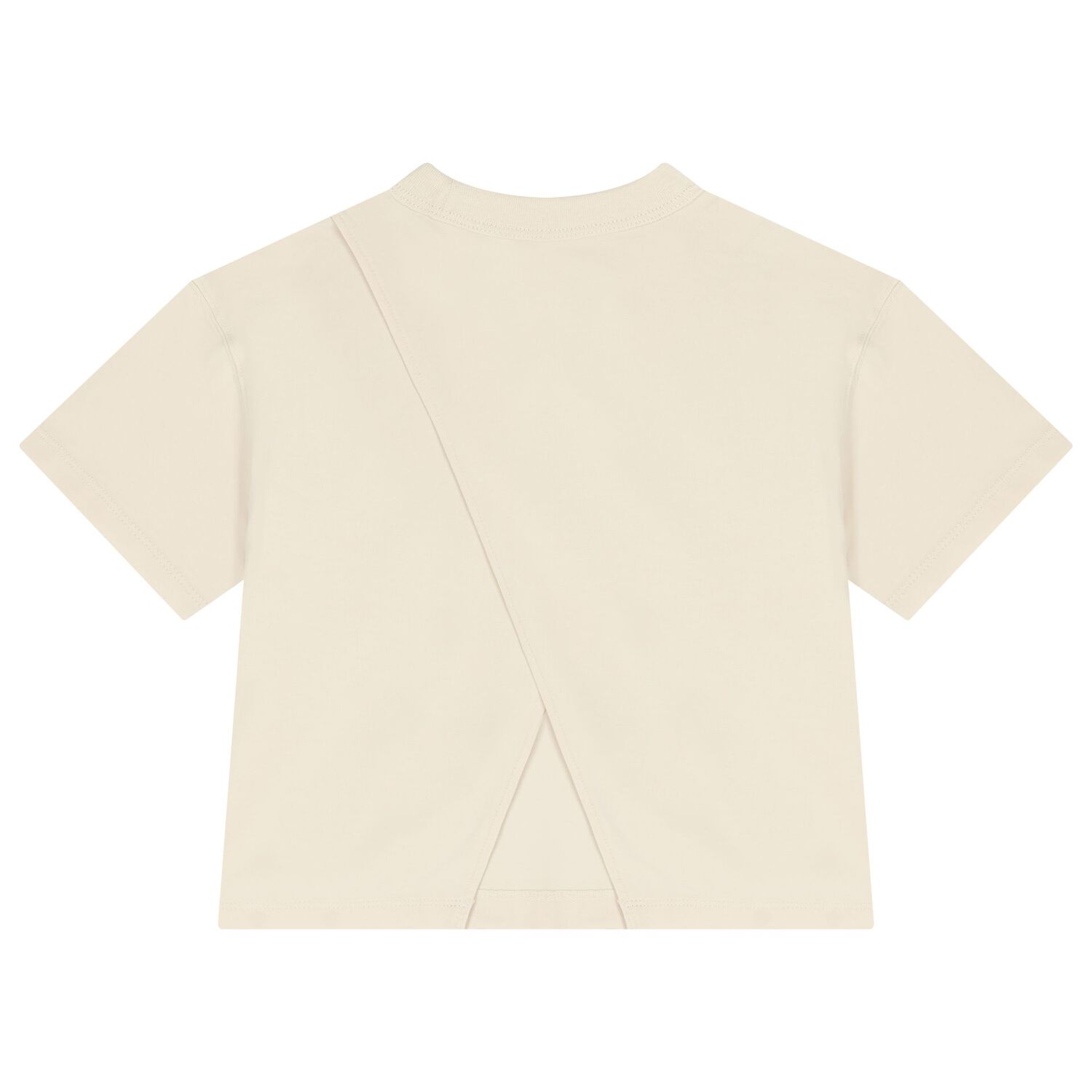 Girls Ivory Logo T-Shirt, 1, hi-res