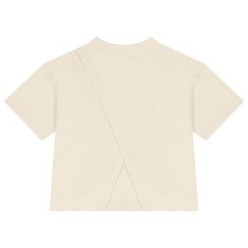 Girls Ivory Logo T-Shirt