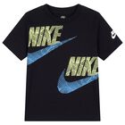 Boys Black Logo Shorts Set, 2, hi-res