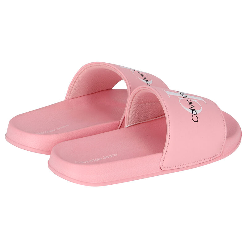 Calvin Klein Pink Sliders Kids Pink Ck Sliders