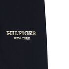 Gilrs Navy Blue Logo Leggings, 1, hi-res