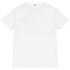 Girls White Logo T-Shirt, 2, hi-res