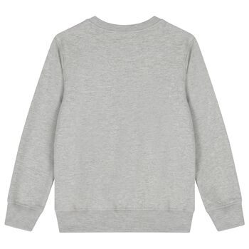 Grey Teddy Bear Logo Sweatshirt