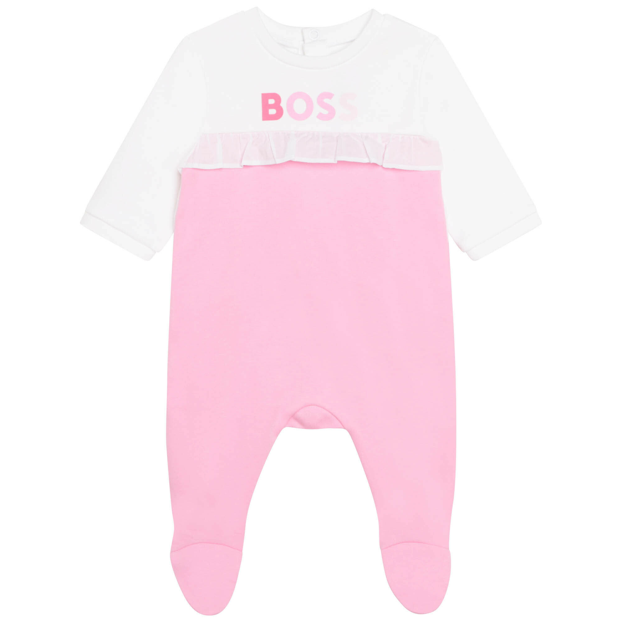 Baby girl hugo boss babygrow deals