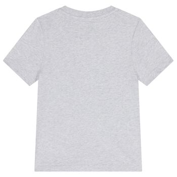 Boys Grey Logo T-Shirt