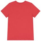 Boys Red Logo T-Shirt, 3, hi-res