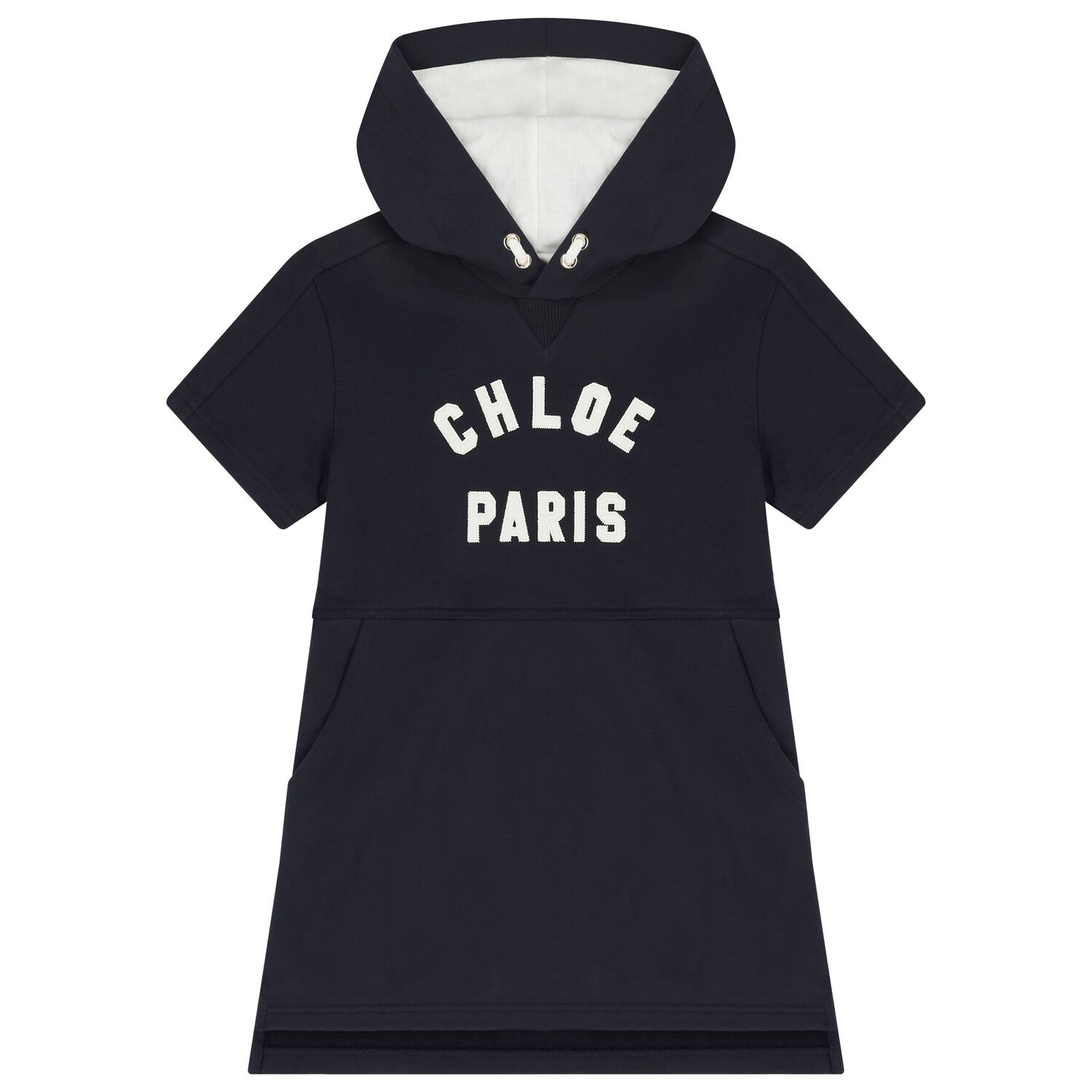 فستان بنات بالشعار باللون العاجي , 2, hi-res