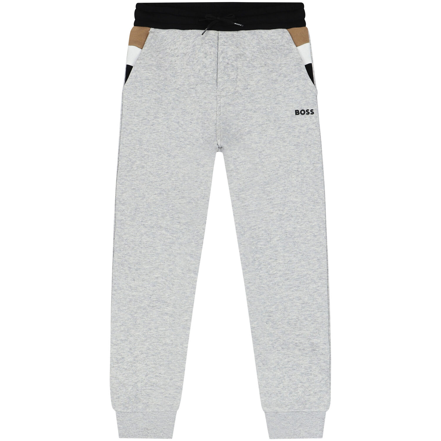 Boys Grey Logo Joggers, 2, hi-res image number null