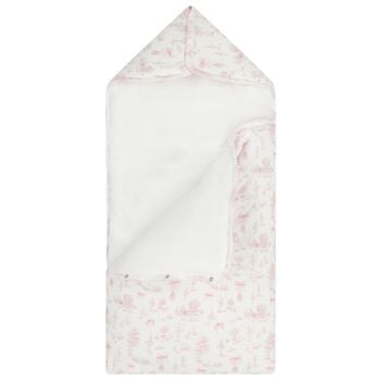 Baby Girls White & Pink Swan Nest