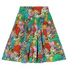 Girls Multi-Coloured Planet Earth & Friends Skirt, 1, hi-res