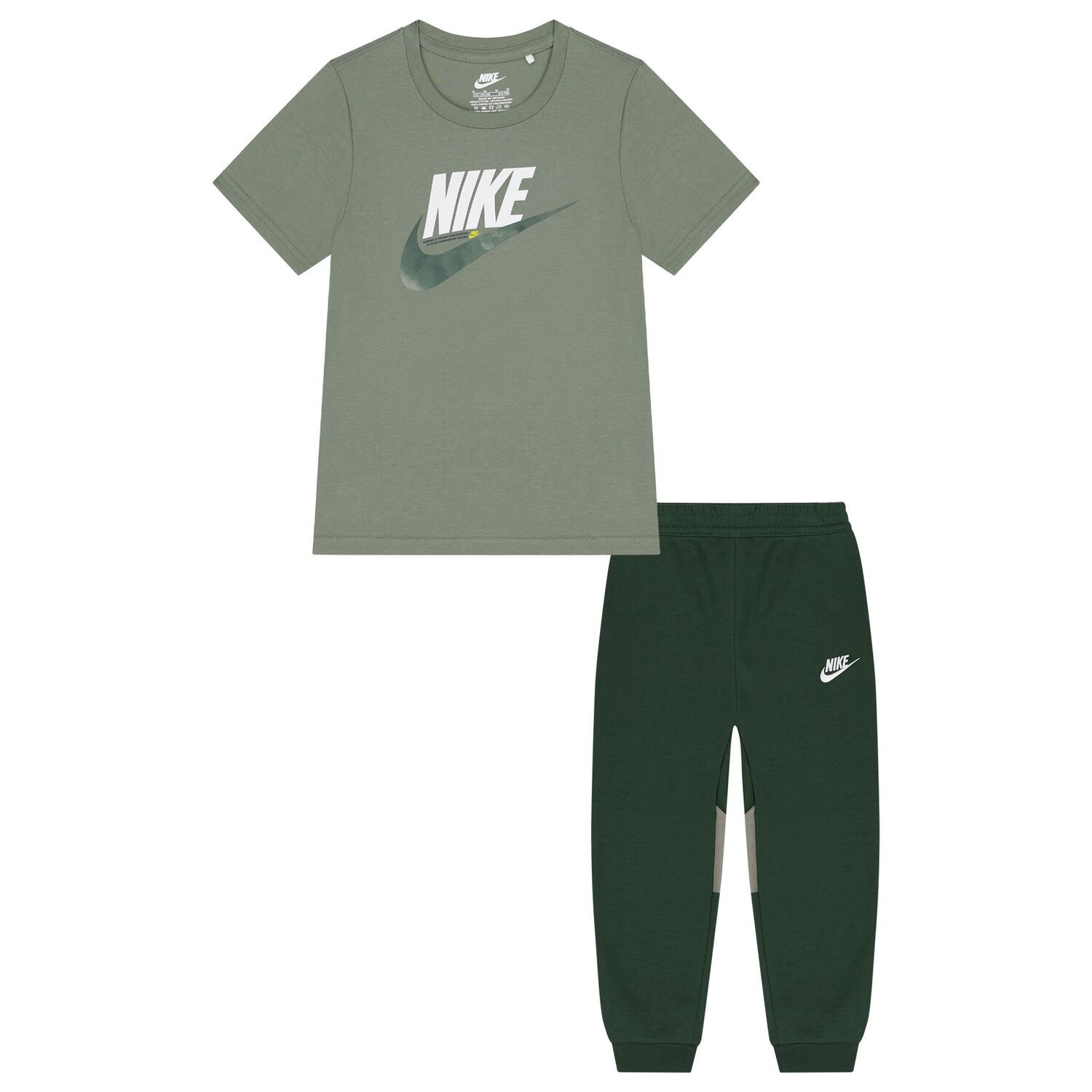 Green Logo Trousers Set, 2, hi-res image number null