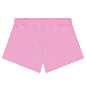 Girls Pink Logo Shorts