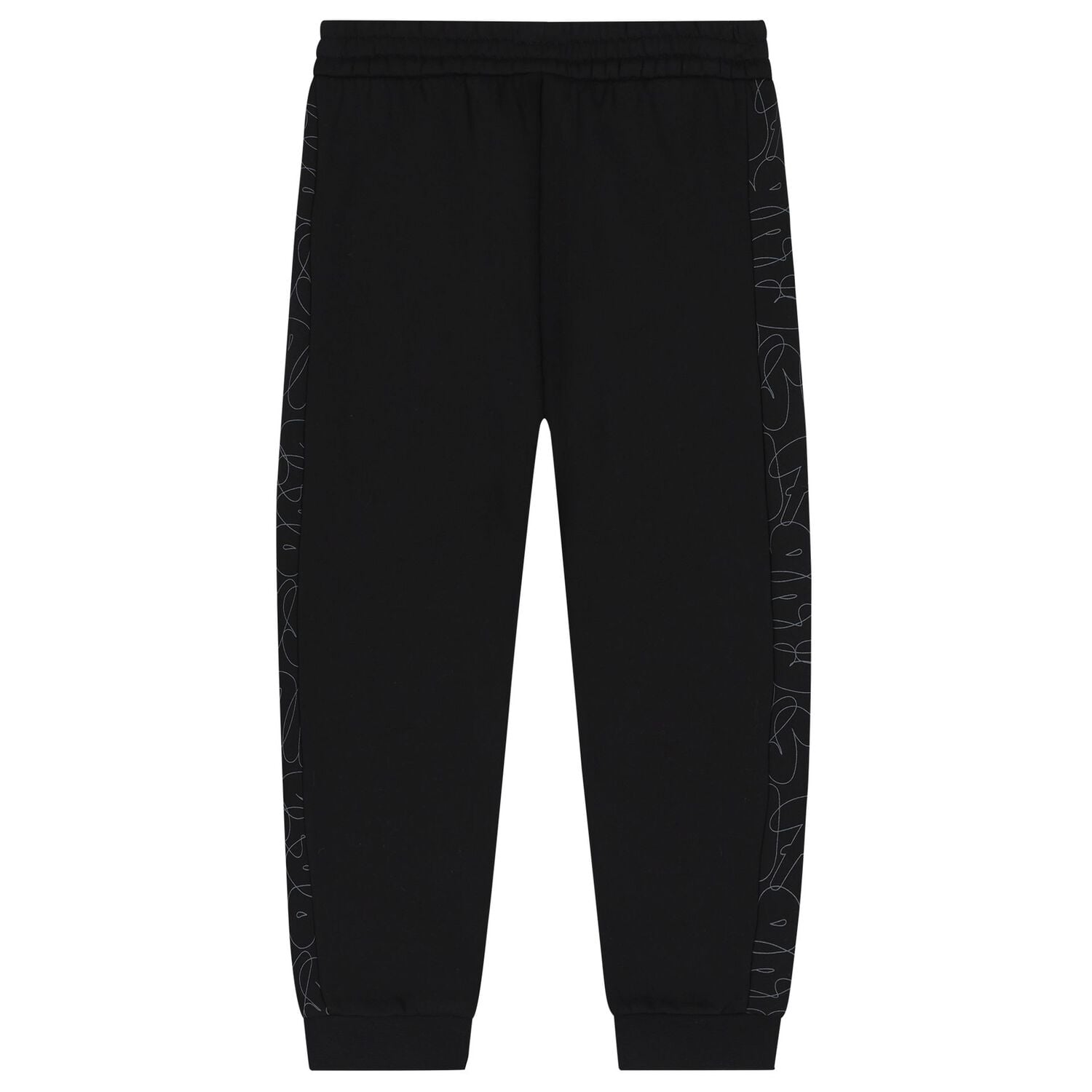 Boys Black Logo Joggers, 1, hi-res