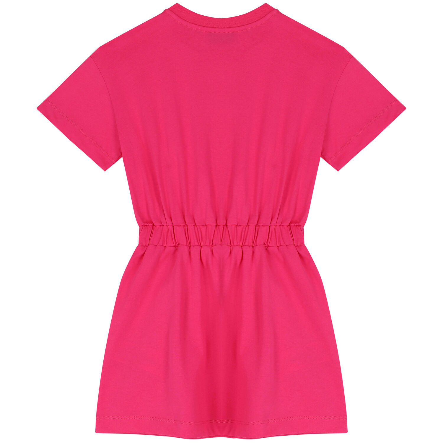 فستان بنات بالشعار باللون الزهرى, 1, hi-res