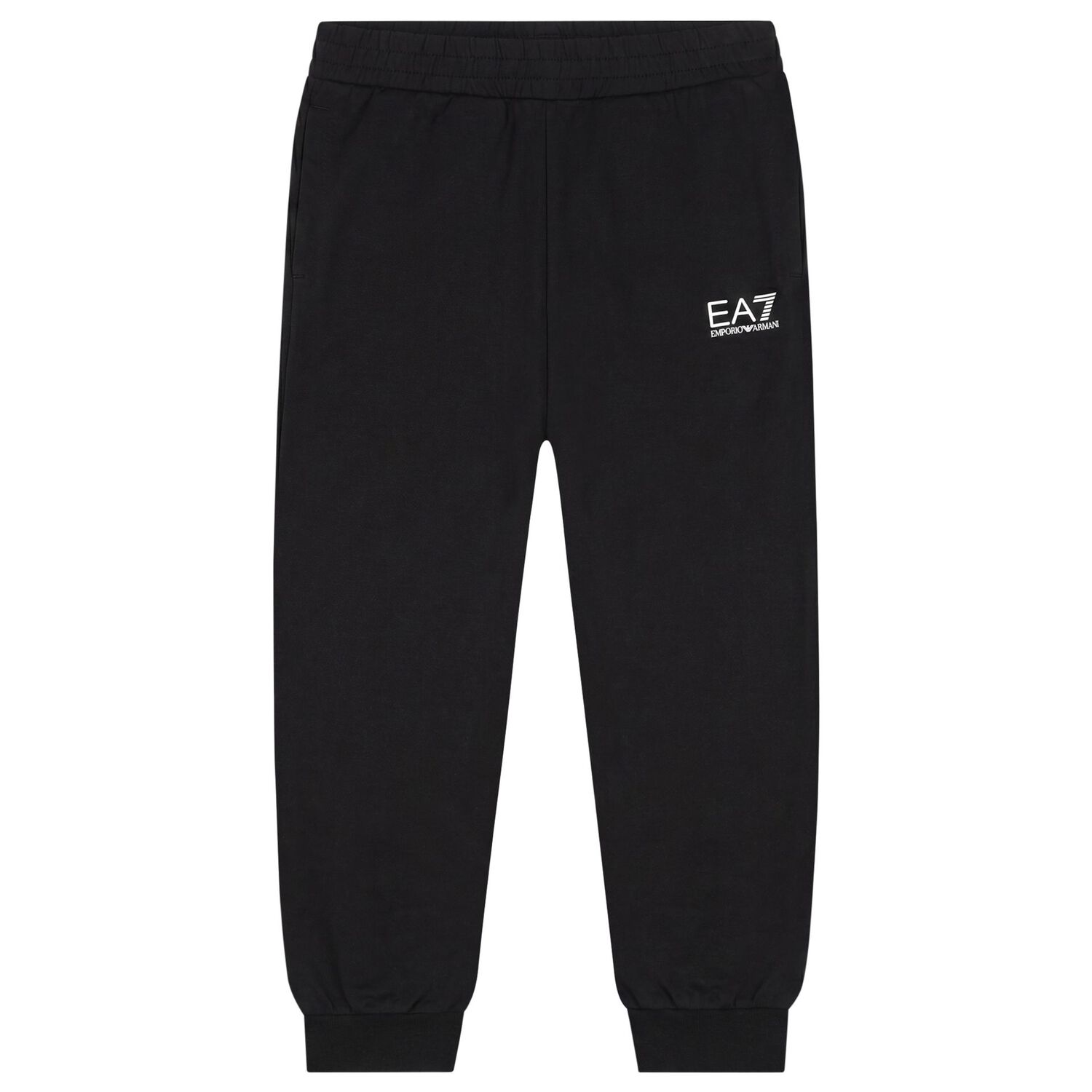 Boys Black Logo Tracksuit, 2, hi-res