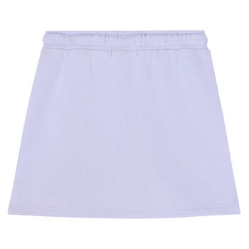 تنورة بالشعار مطرز باللون الارجوانى