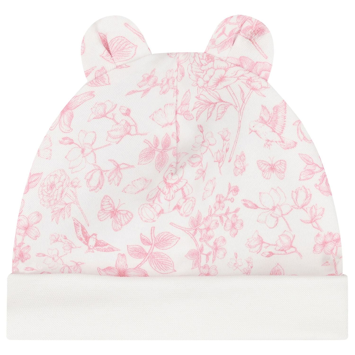 Baby Girls White & Pink Floral Babygrow Gift Set, 1, hi-res