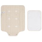 سجادة تغيير حفاضات مبطنة بشعار دب تيدي باللون البيج, 1, hi-res