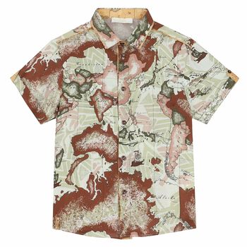 Boys Geo Map Shirt